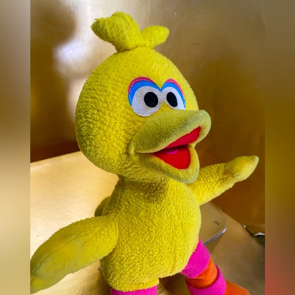 SESAME STREET VTG 1998 MY FIRST PAL BIG BIRD JIM HENSON MUPPET PLUSH TYCO 10” - Picture 4 of 12